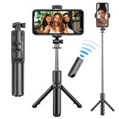  2 in 1 Selfie Stick Tripod Bluetooth Selfie Stand